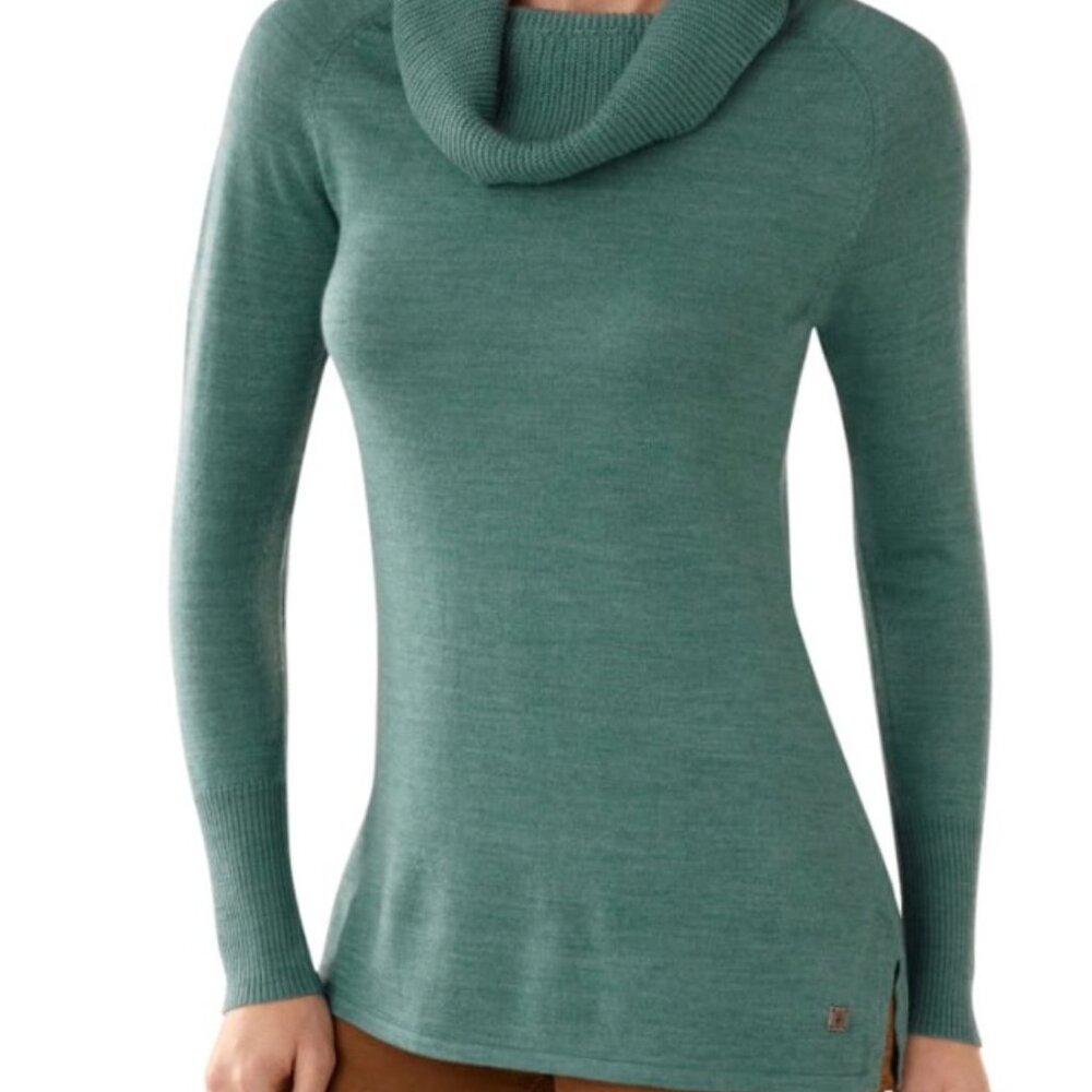 Smartwool drape-neck sweater, small